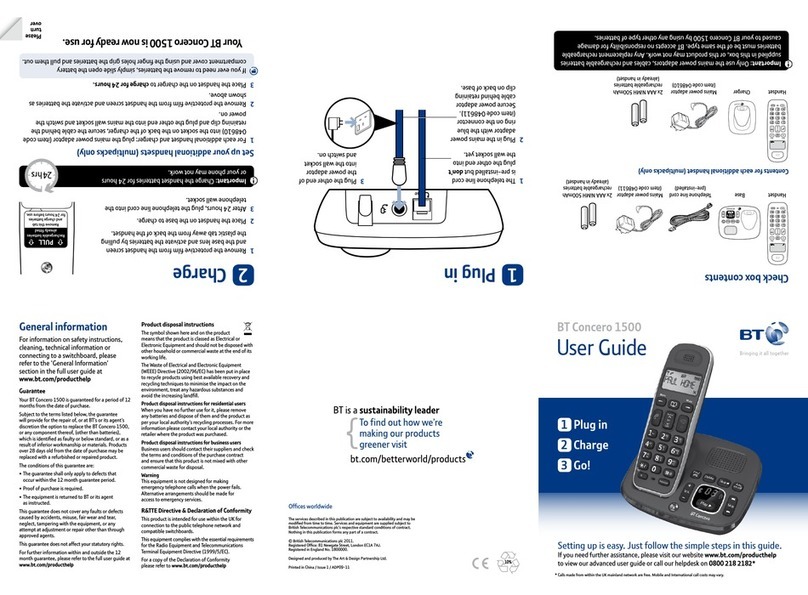 BT Concero 1500 user guide