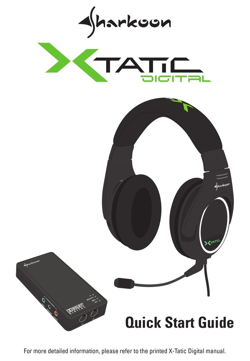 Sharkoon Xtatic Digital quick start guide