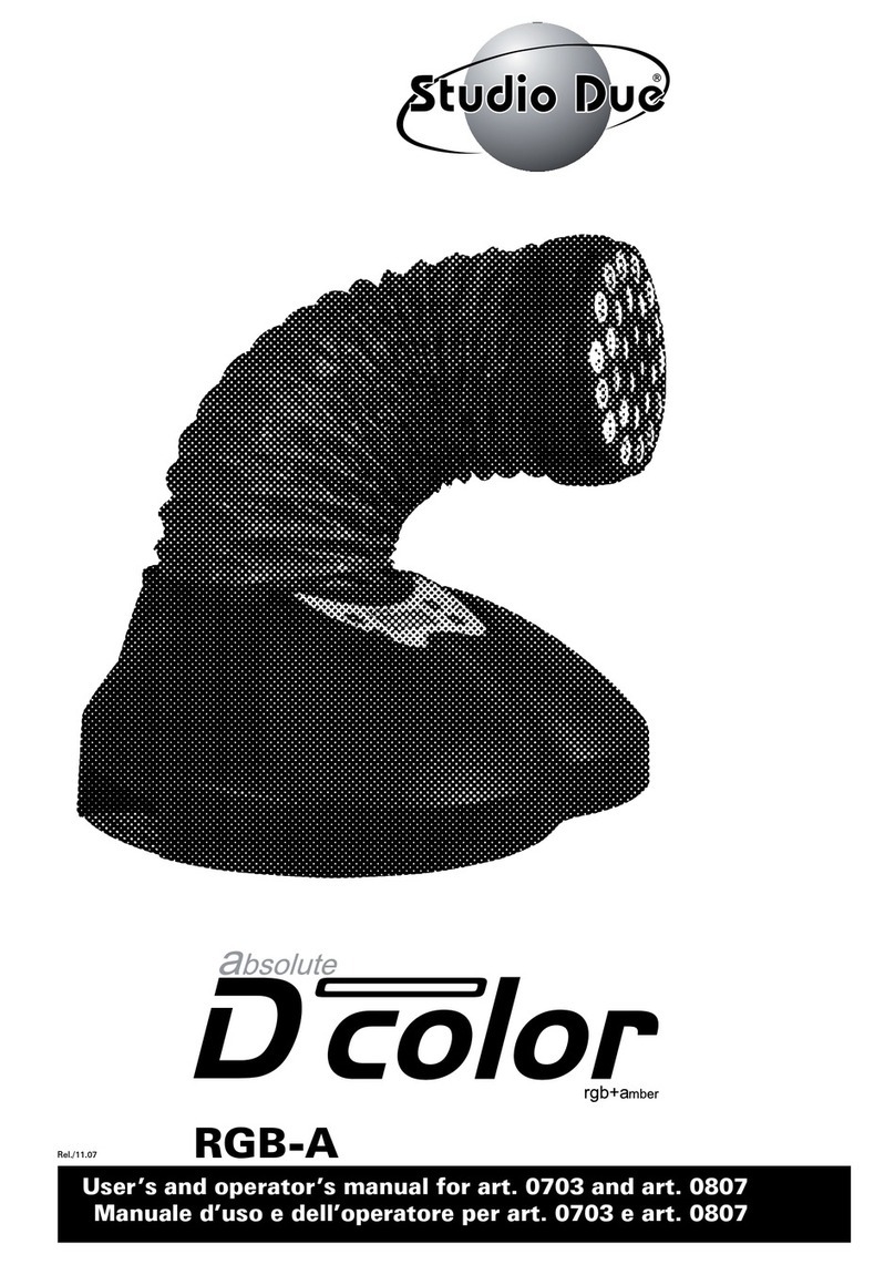 STUDIODUE D-Color Operator's manual