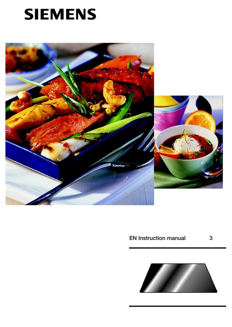 Siemens Hobs User manual