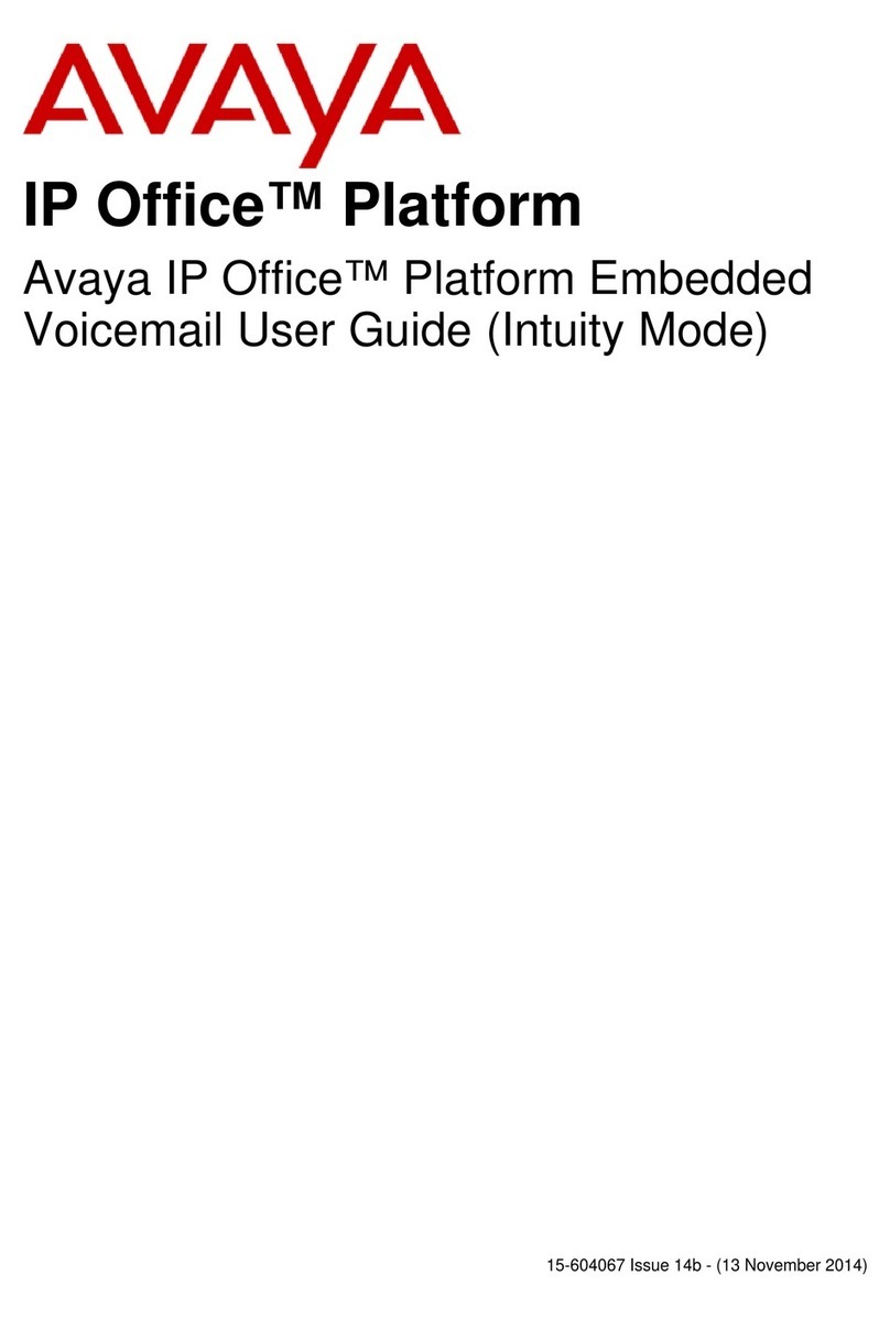 Avaya IP Ofice Platform user guide