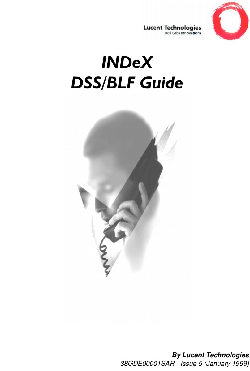 Lucent Technologies DSS/BLF User manual
