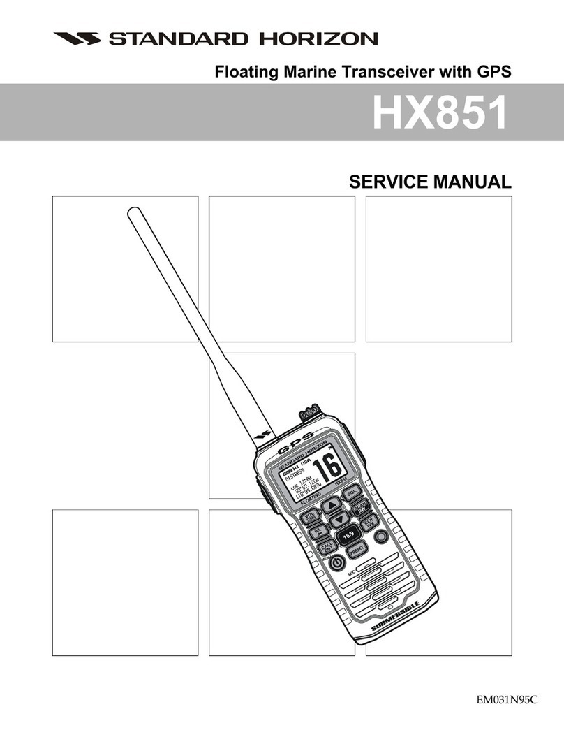 Standard Horizon HX851 Service manual