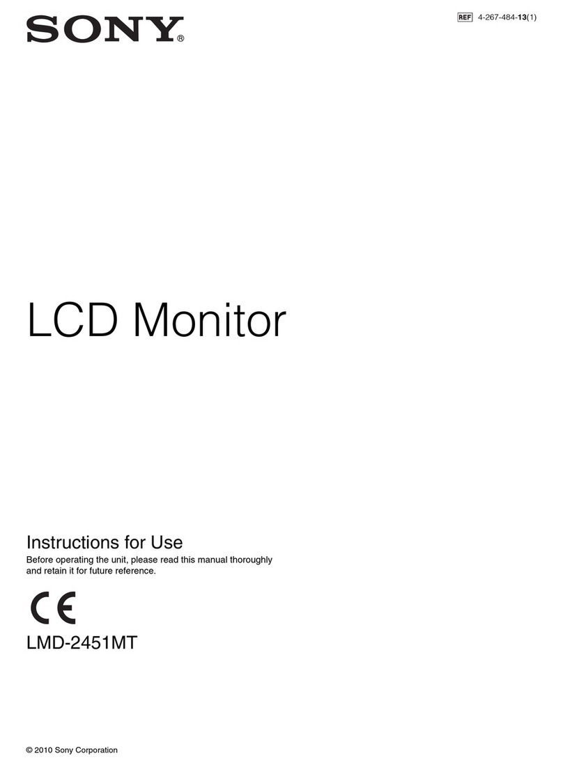 Sony LMD-2451MT Instructions for use