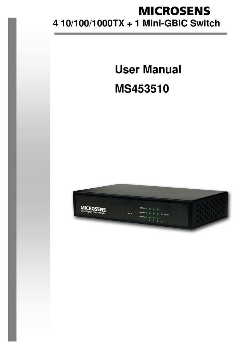 Microsens MS453510 user manual