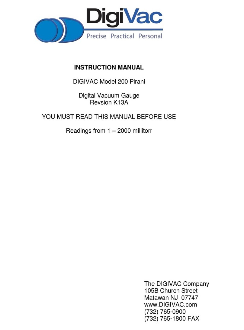 DigiVac 200 Pirani instruction manual