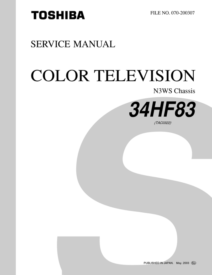 Toshiba 34HF83 User manual