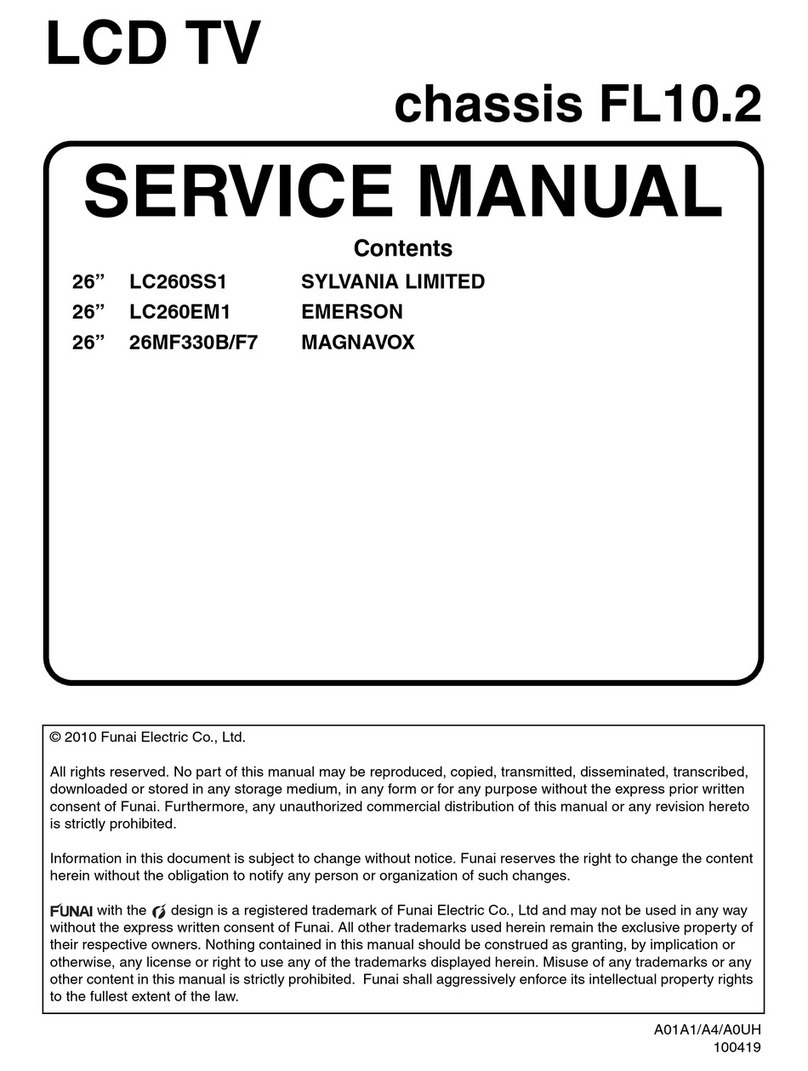 FUNAI Sylvania LC260SS1 User manual