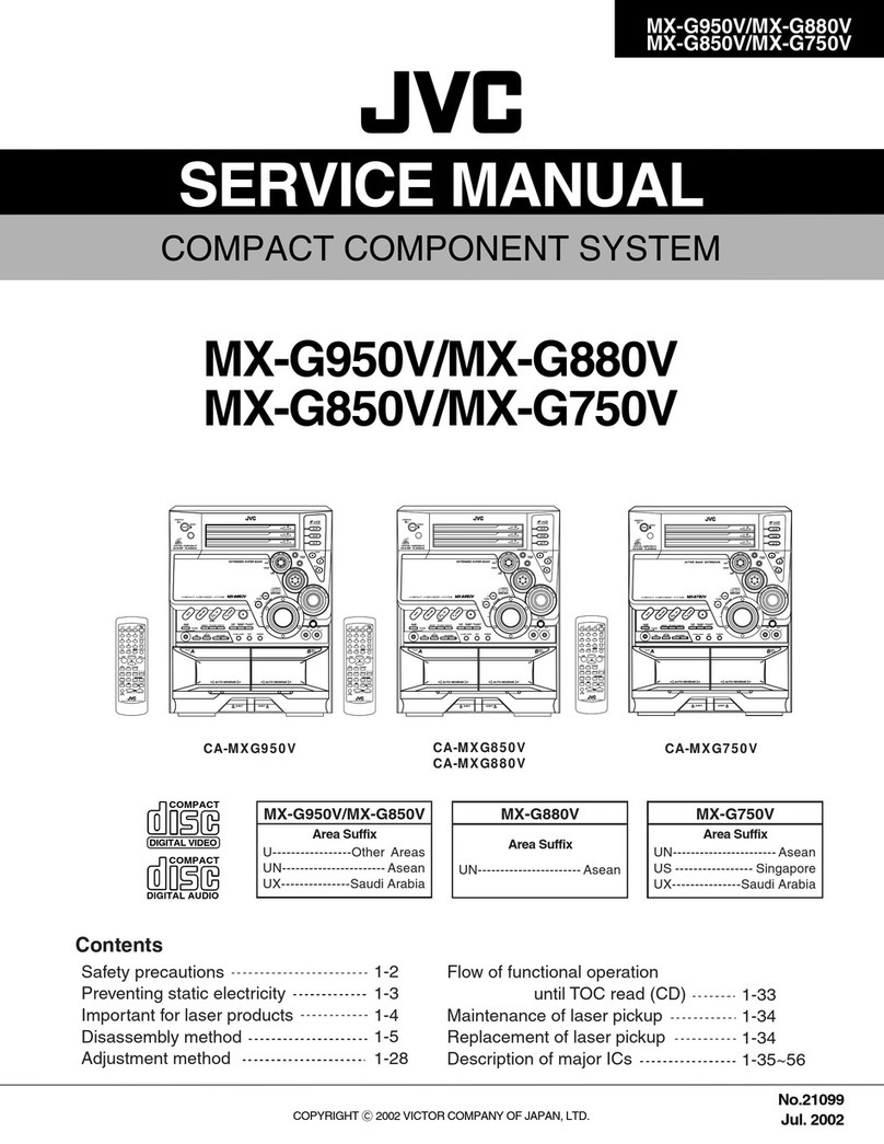 JVC MX-G950V User manual