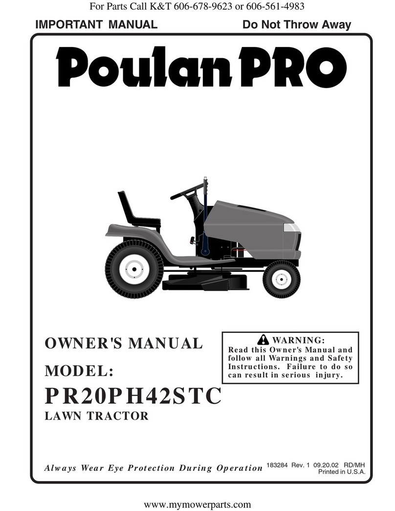 Poulan Pro PR20PH42STC User manual