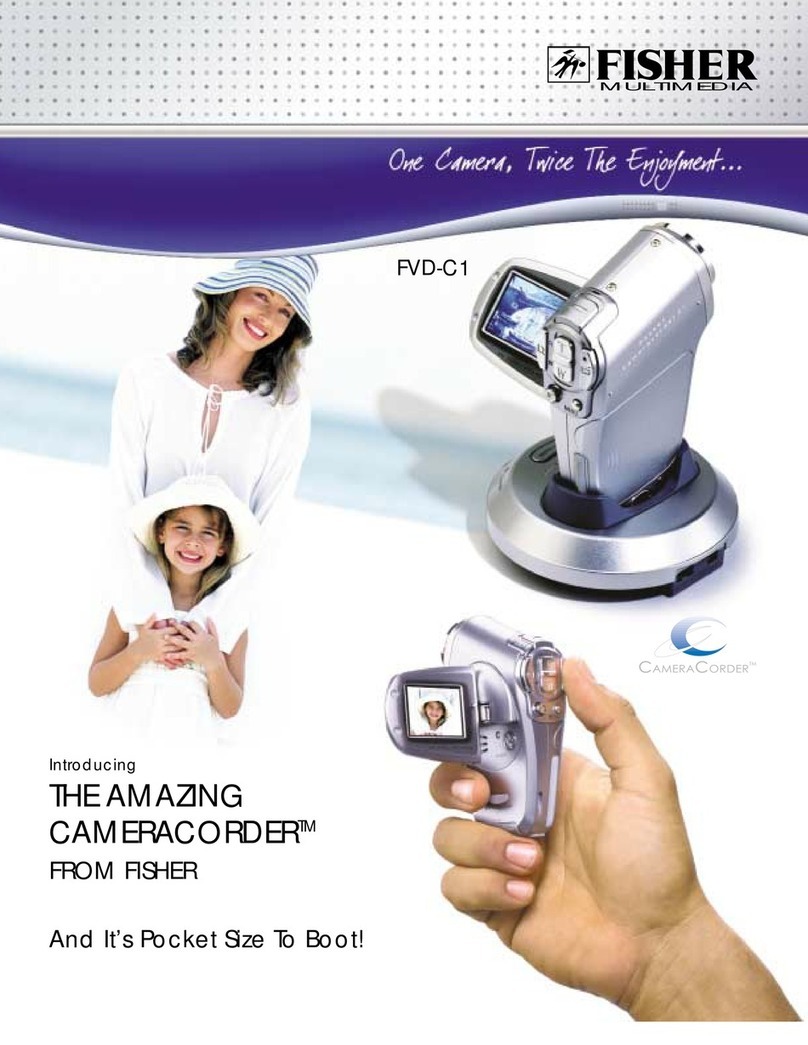 Fisher CAMERACORDER FVD-C1 User manual