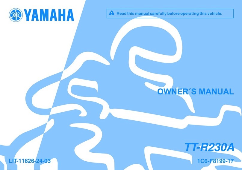 Yamaha TT-230RA User manual
