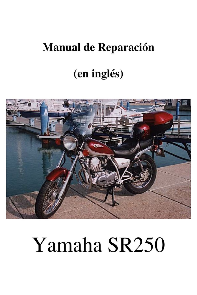 Yamaha SR250 Operating instructions