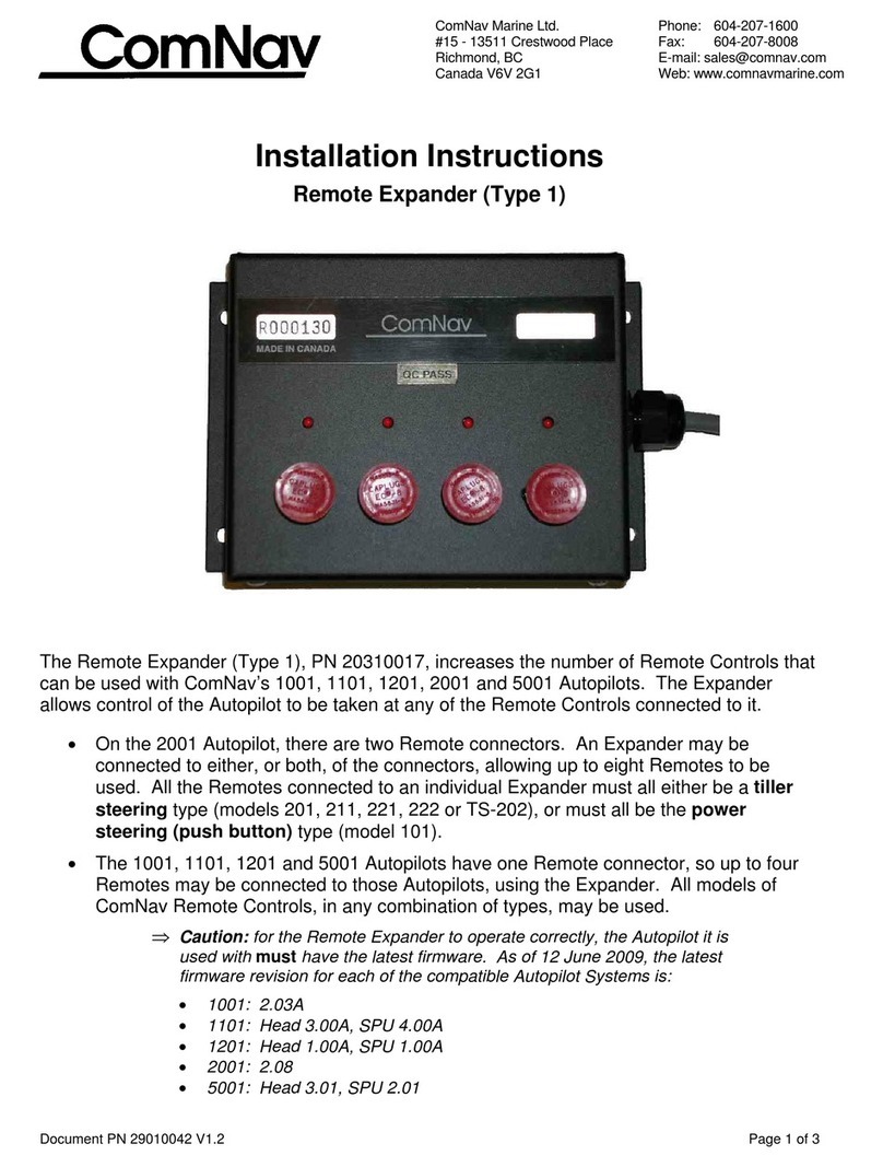 ComNav 20310017 installation instructions ComNav 20310017 installation instructions