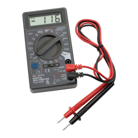 Projecta DT830B Manual