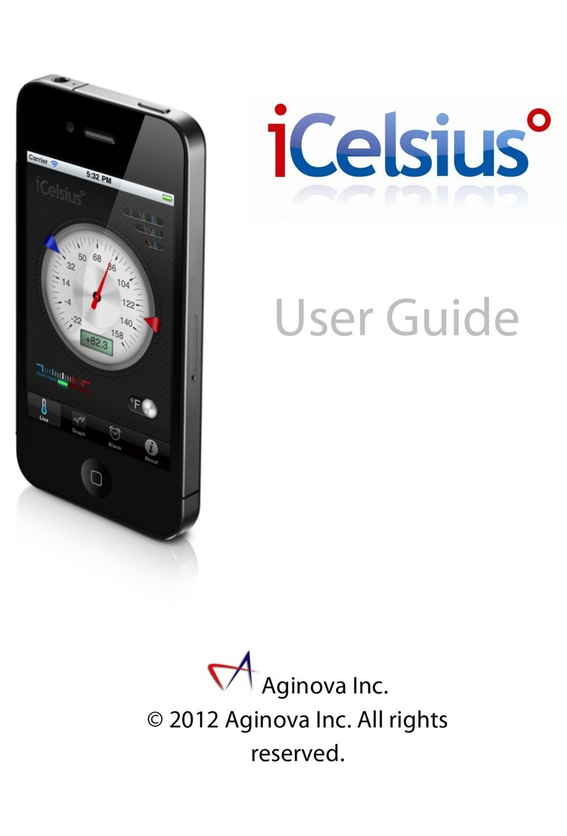 Aginova iCelsius User manual