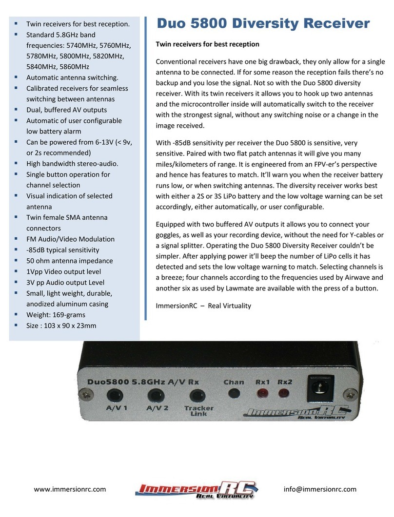ImmersionRC Duo 5800 instruction manual