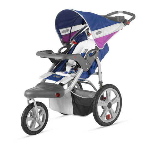 InStep Single Seat Swivel Wheel Jogging Stroller user manual
