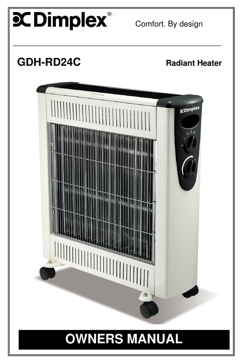 Dimplex GDH-RD24C User manual