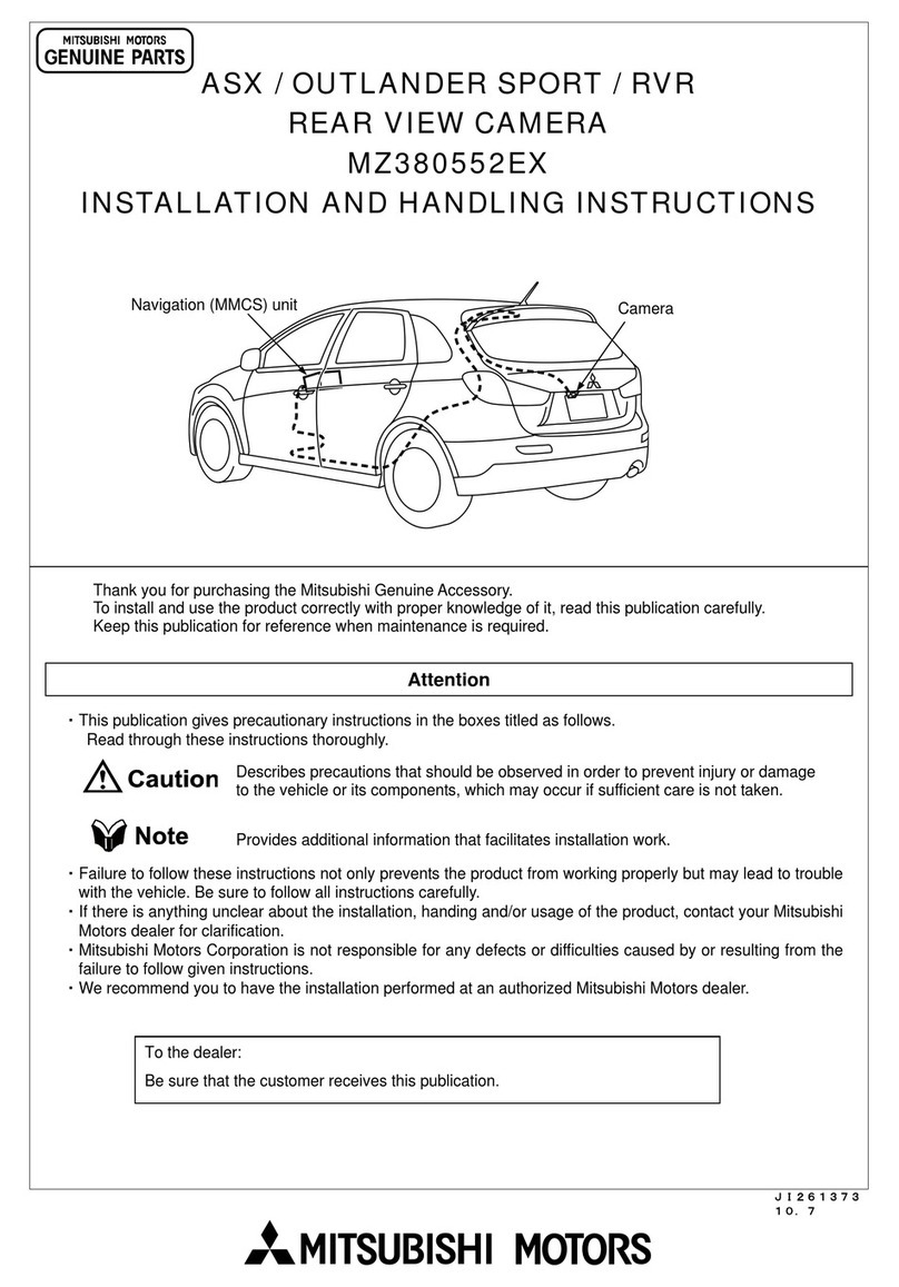 Mitsubishi MZ380552EX User manual
