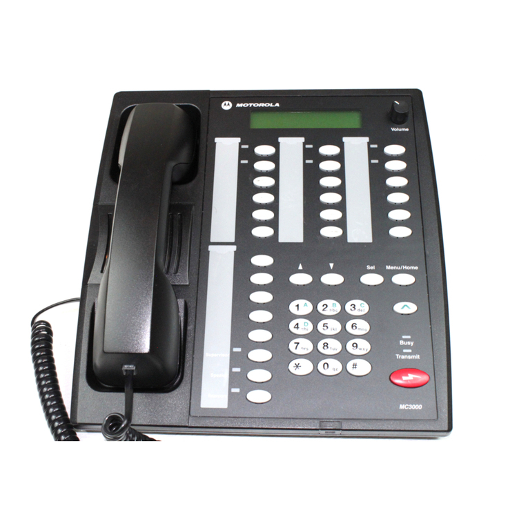 Motorola MC3000 Specification sheet