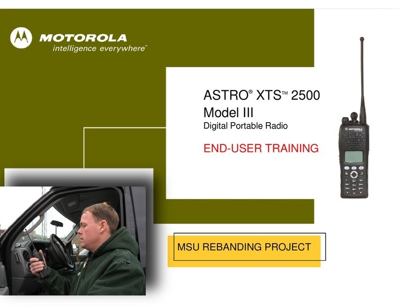 Motorola ASTRO XTS 2500 III Installation guide
