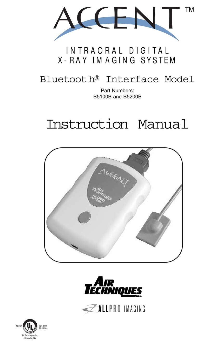 Air Techniques Accent B5100B instruction manual Air Techniques Accent B5100B instruction manual