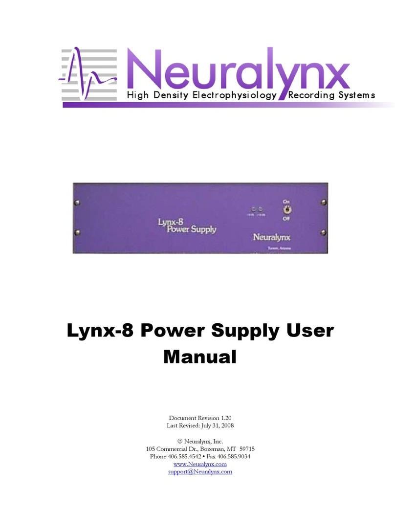 Neuralynx Lynx-8 user manual