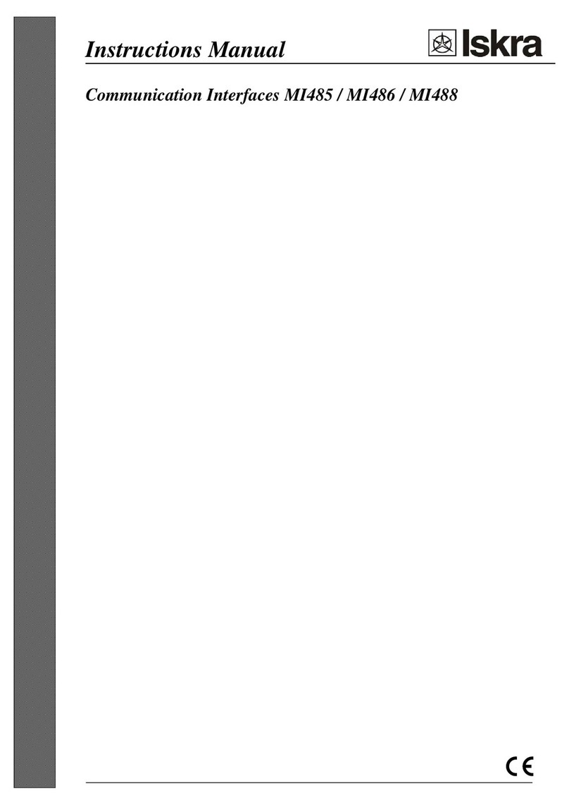 Iskra MI485 instruction manual