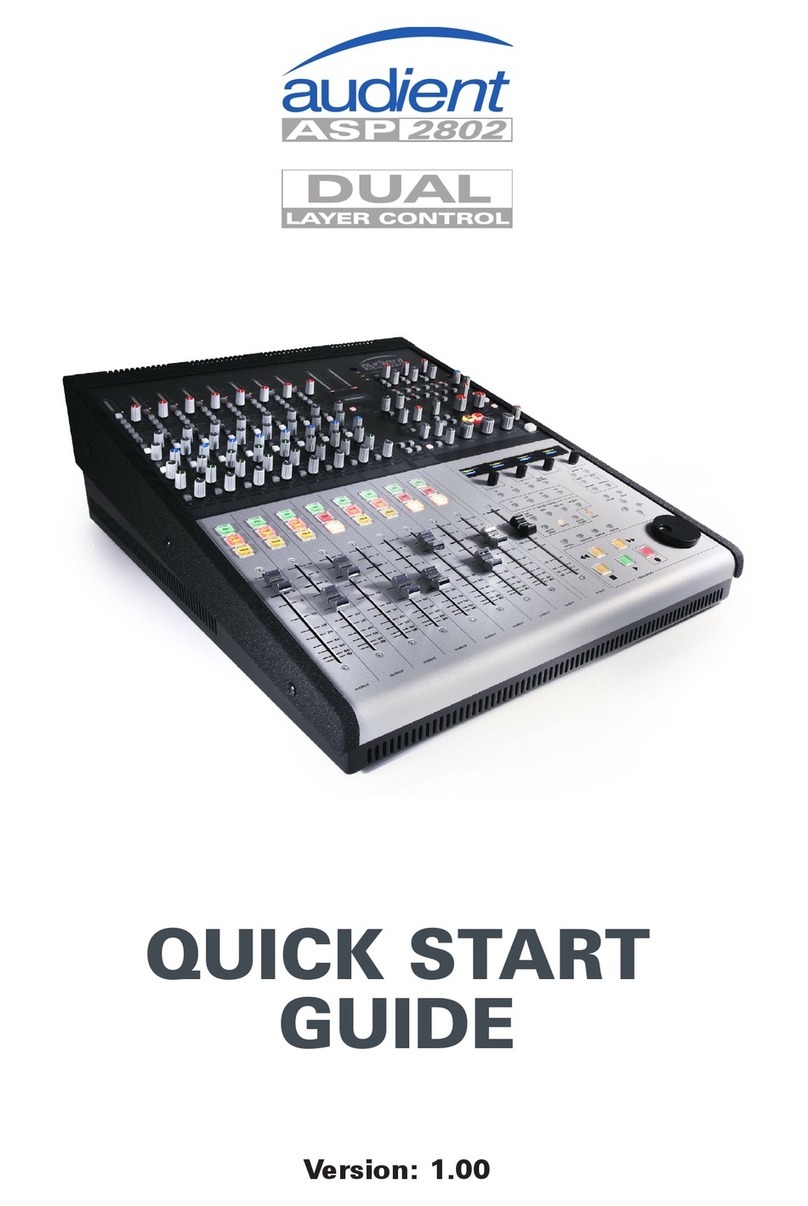 Audient ASP2802 quick start guide Audient ASP2802 quick start guide
