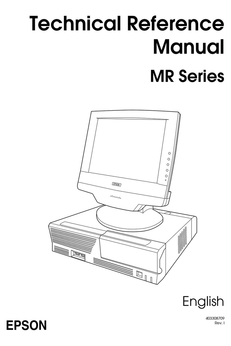 Epson MR Series Product manual Epson MR Series Product manual
