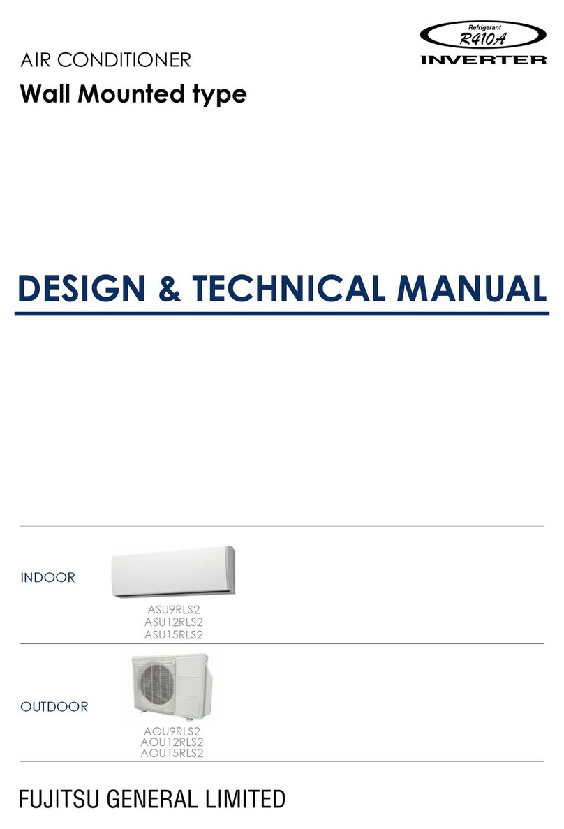 Fujitsu Halcyon ASU9RLS2 Service manual