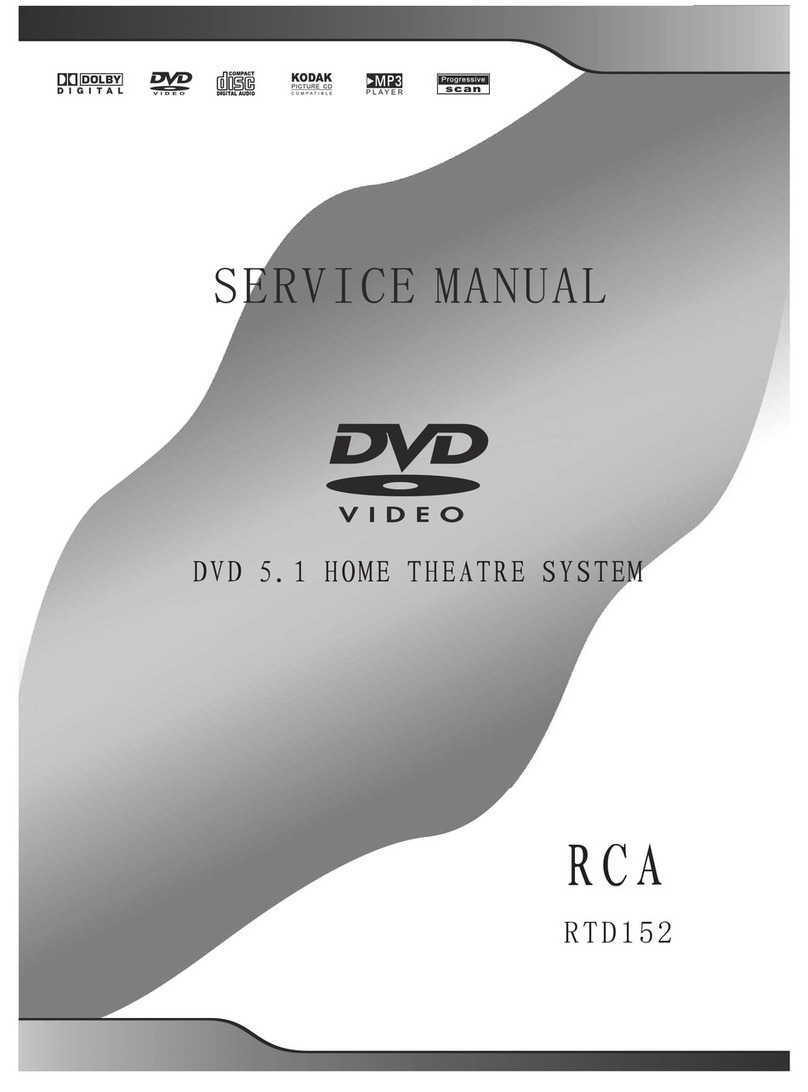 RCA RTD 152 Service manual