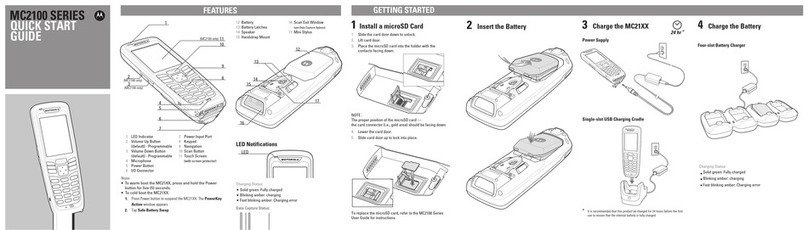 Motorola MC2100 Series User manual