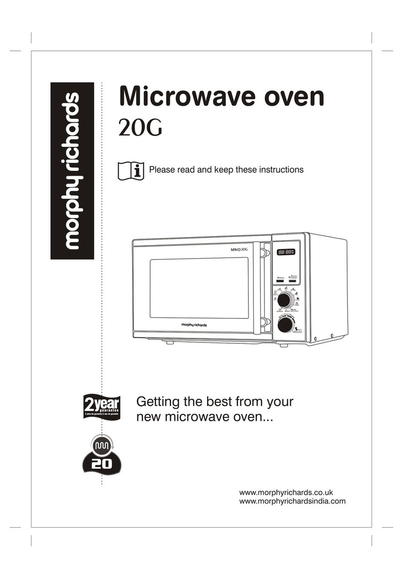 Morphy Richards 20G User manual