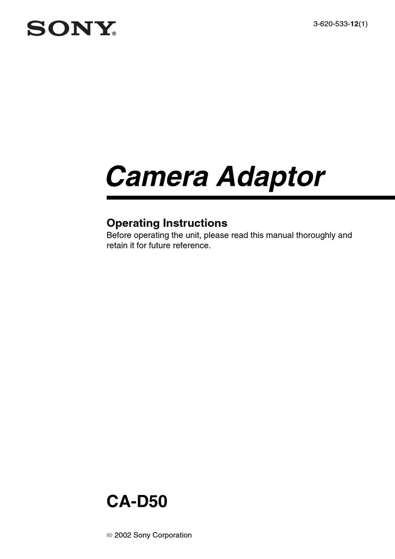 Sony CA-D50 User manual