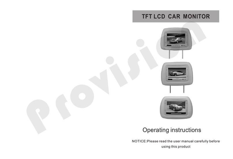 CNProVision CAR MONITOR operating instructions