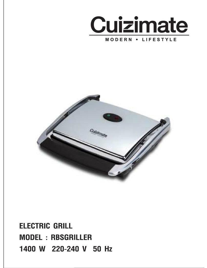 Cuizimate RBSGRILLER user manual