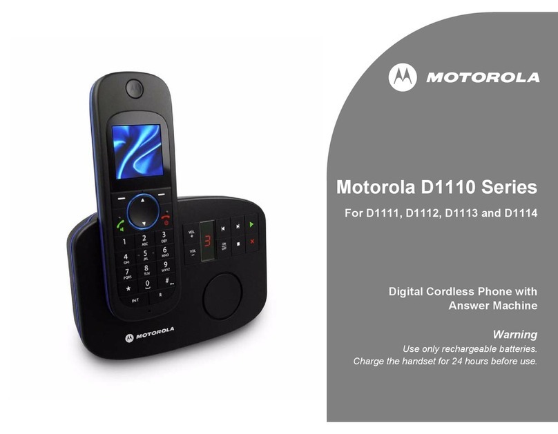 Motorola D1111 User manual