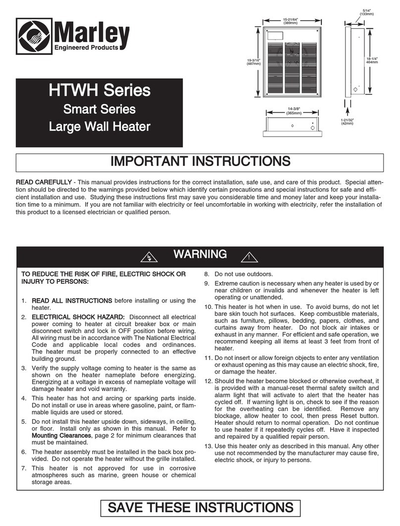 Marley HTWH Series instructions