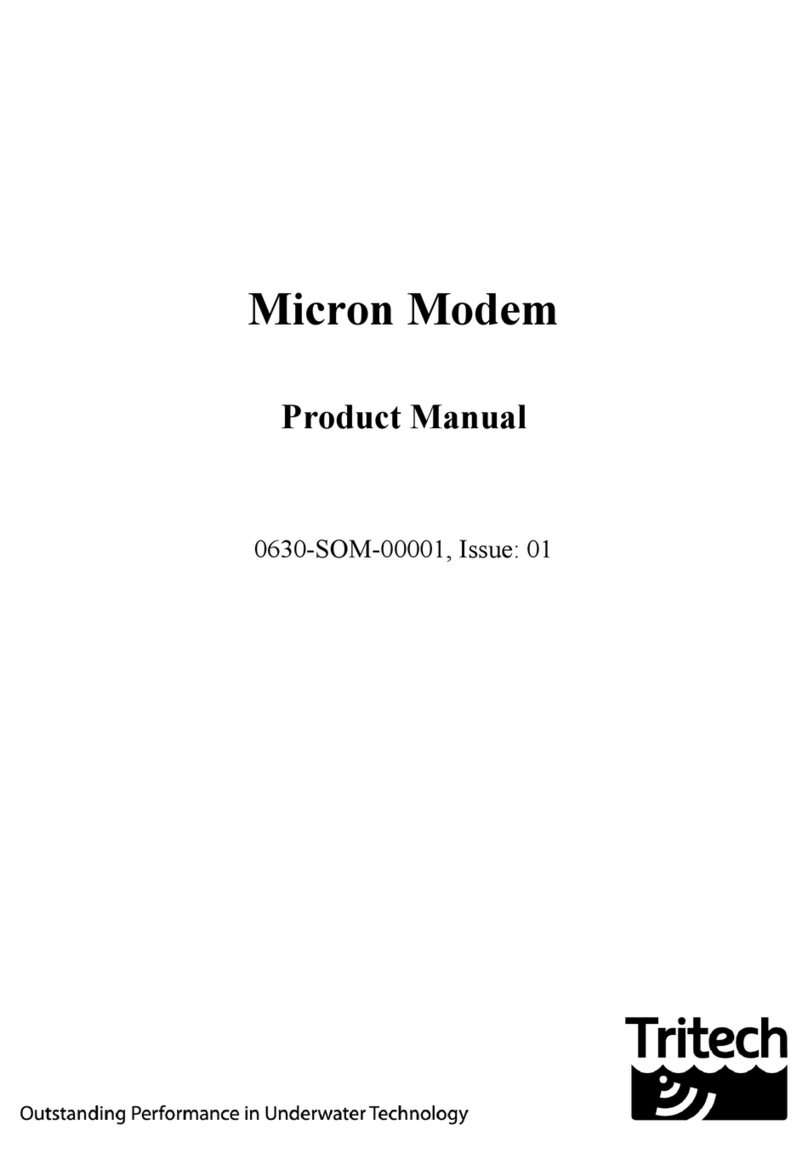 Tritech Micron Modem User manual