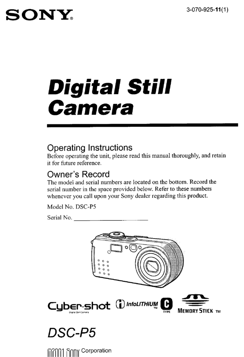 Sony Cyber-shot DSC-P5 User manual