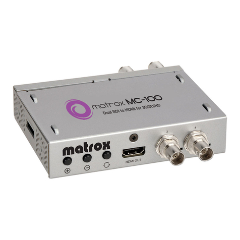Matrox MC-100 user guide