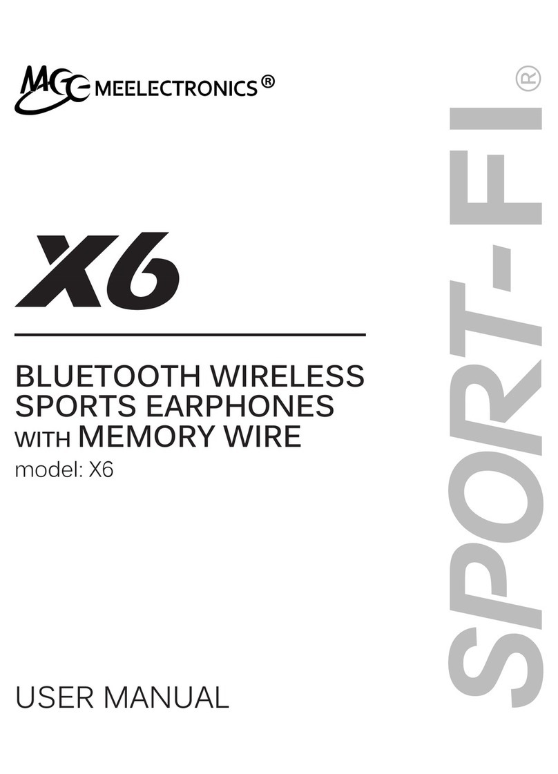 Meelectronics SPORT-FI X6 User manual