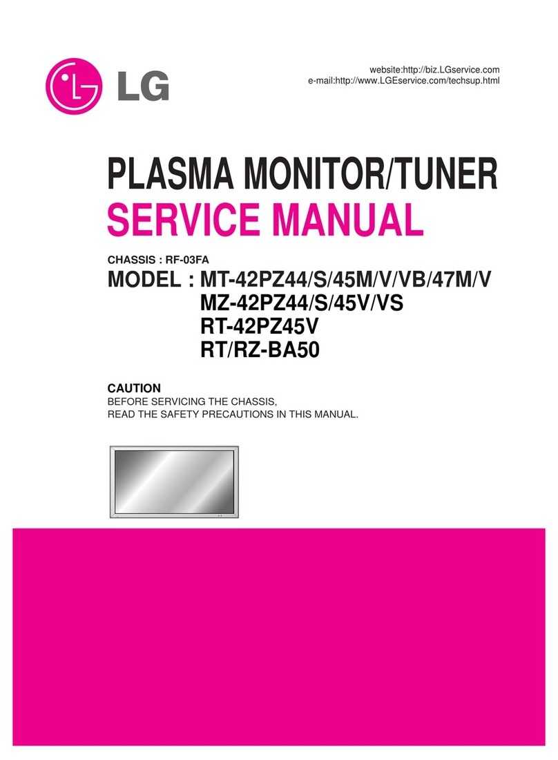 LG MT-42PZ44 User manual
