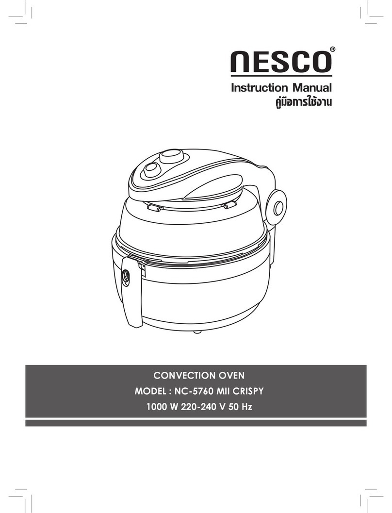 Nesco NC-5760 MII CRISPY instruction manual
