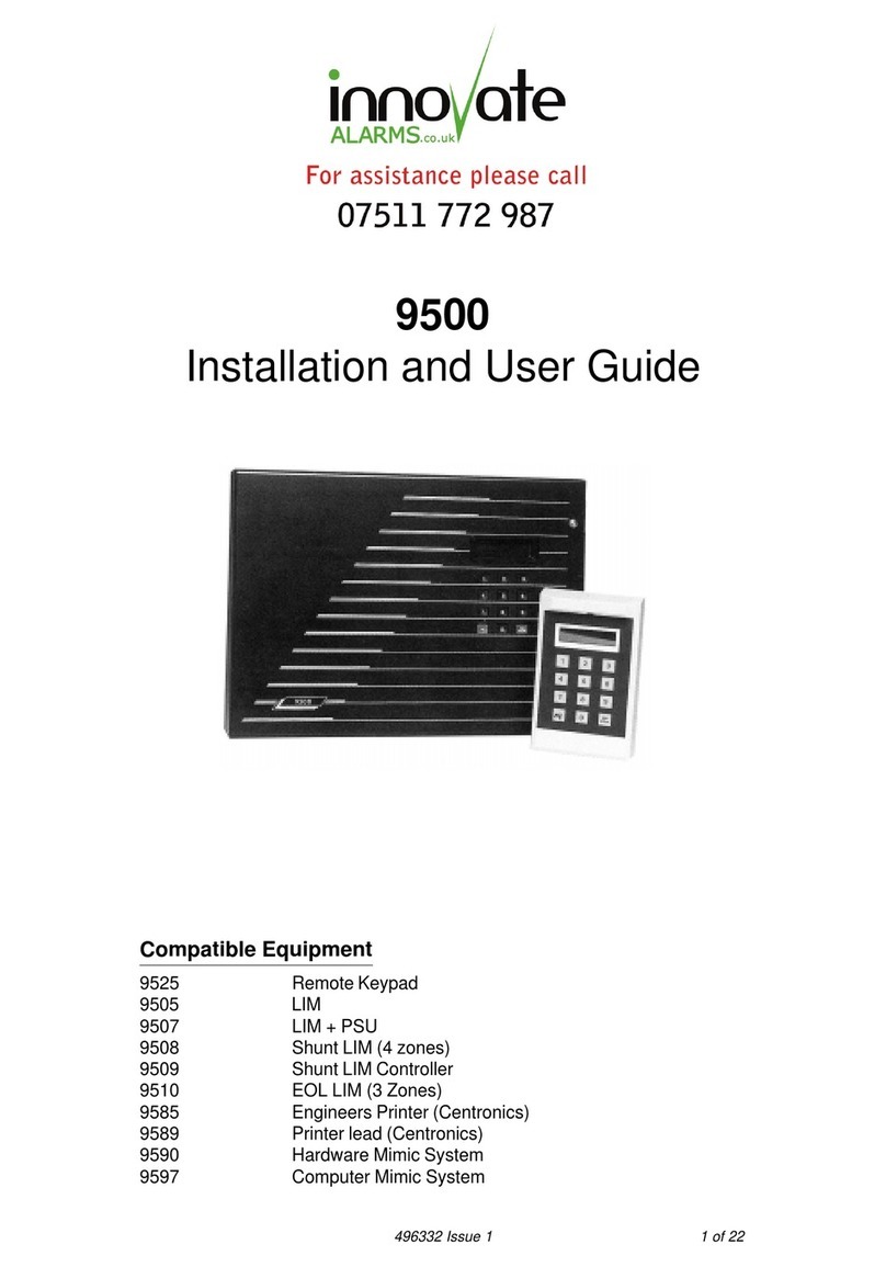 Innovate 9500 Installation and user guide