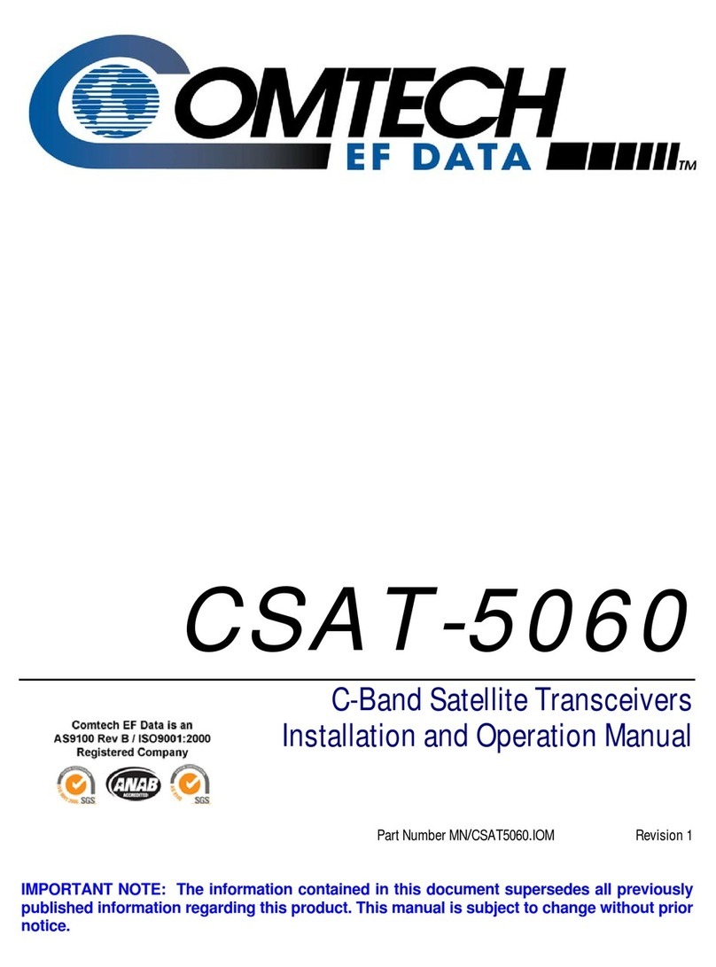 Comtech EF Data CSAT-5060 User manual