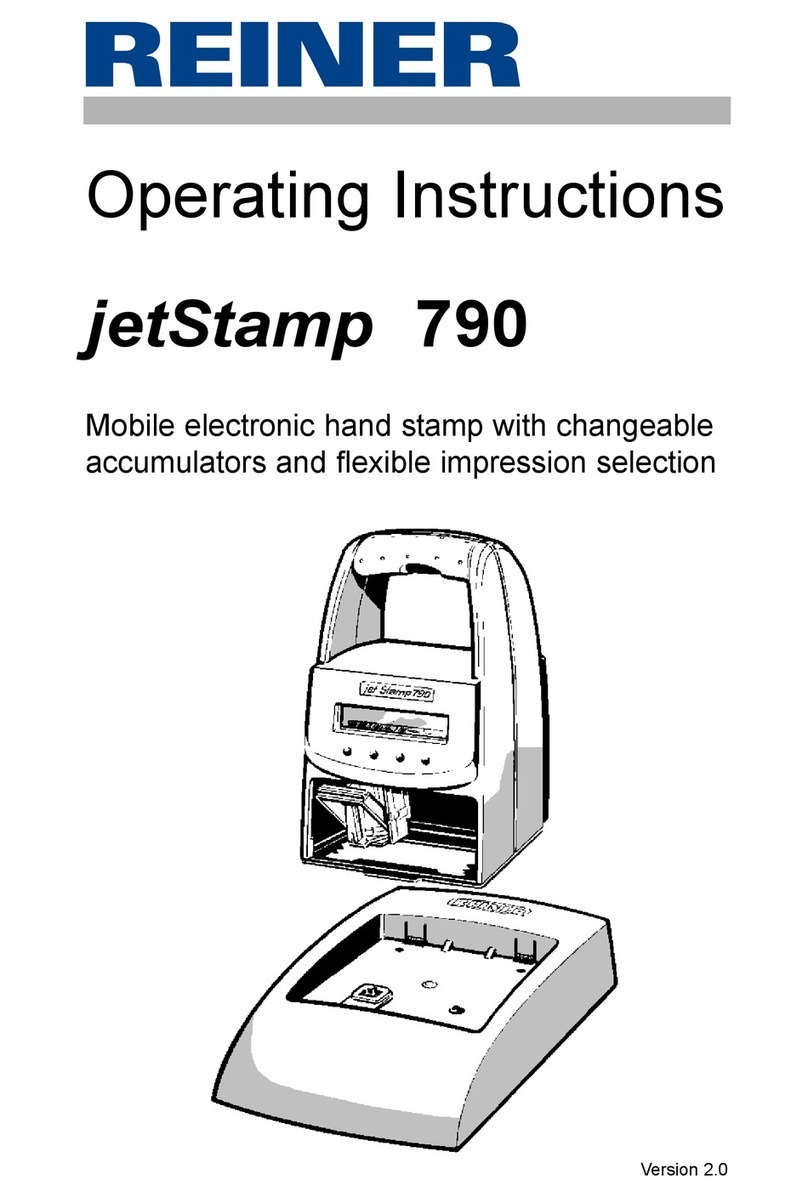 Reiner jetStamp 790 operating instructions Reiner jetStamp 790 operating instructions