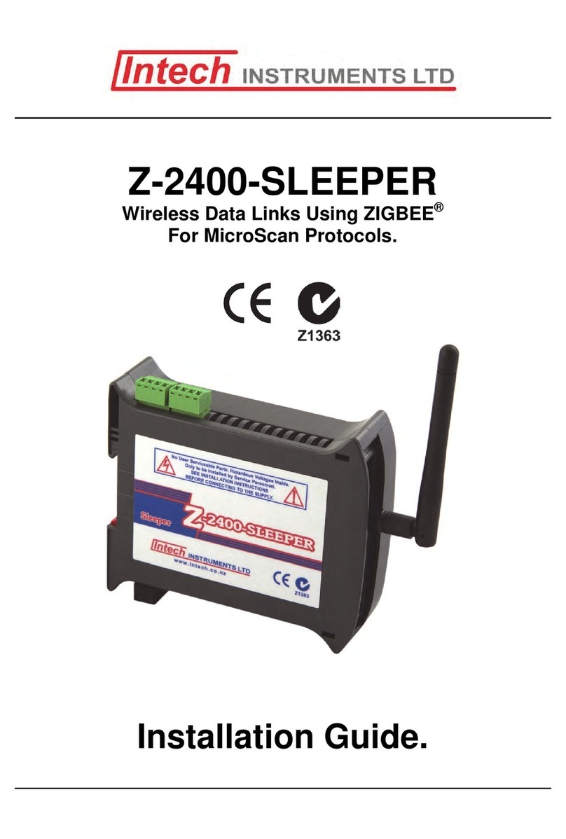 Intech Z-2400-SLEEPER installation guide